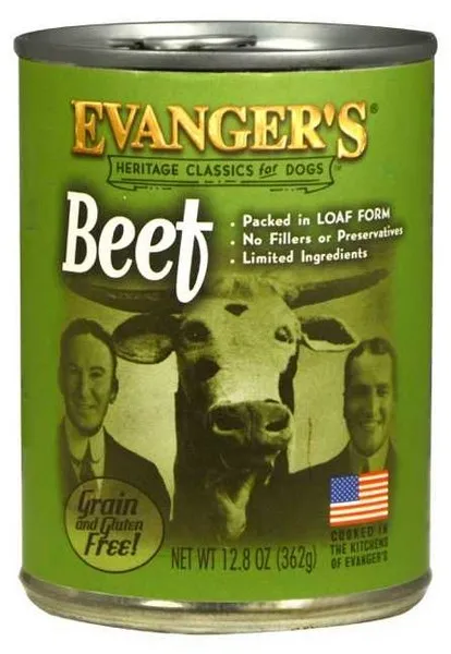12/12.5oz Evanger's All-Meat Classic Beef For Dogs - Treat